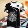 Men's T-shirt Dart Round Target Print Summer O-neck Short Sleeve Oversized Tops Tees Casual Tshirt For Men Street Cool Clothing