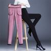 Winter Elastic High Wiast Pants Skinny Woman Women Thick Lambskin Cashmere Pants Warm Plus Velve Fashion Legging Pencil Pants