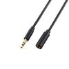 Elecom Stereo Mini Plug Extension Cable Gold Plated Female Male Black 3.5 - 3.5 1.5m DH-MPJN15