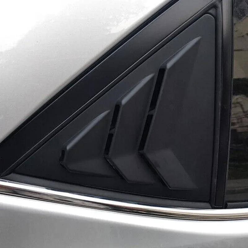 Для Toyota Corolla 2014 2015 2016 2017 2018 Автомобильные задние жалюзи на окно Боковая крышка-жалюзи Накладка Стикер Вентиляционное отверстие Ковш Углеродное волокно Авто