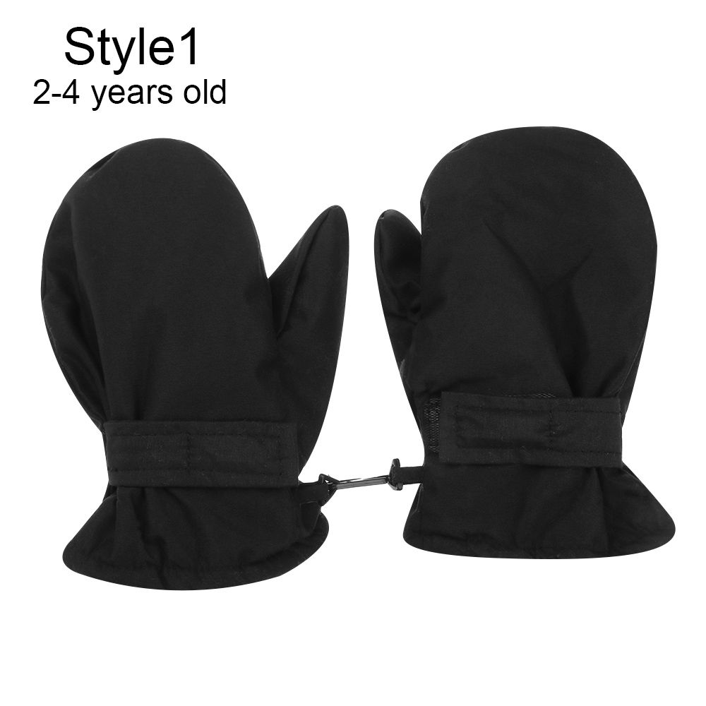 Must Kids Дети Детские лыжные перчатки Ветрозащитные водонепроницаемые варежки с длинными рукавами Сноубордические варежки