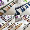 1 Meter Curtain Sewing Tassel Fringe Trimming Braid Trim Costume Sofa Upholstery Ribbon Lace