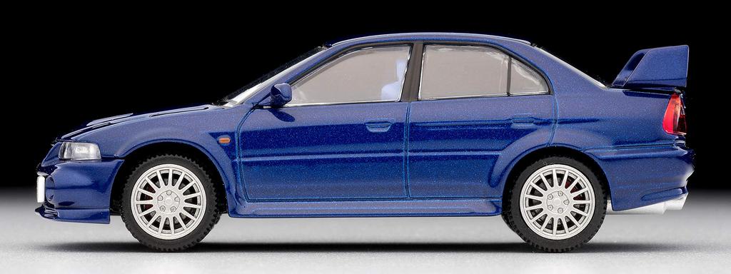Tomica Limited Vintage Neo Scale Mitsubishi Lancer GSR Evolution VI Navy Blue Finished Model 312406 1/64 LV-N190c