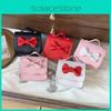 Shoulder Tie Bow Crossbody Bag Girls Trendy Mini Square Bag For School And Play