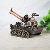 Ретро Модель Танковая Пушка Модель Фигурка Металлическое Украшение Ручной Работы Металлическое Ремесло Подарки Дом Офис Декоративные Ретро Украшения
