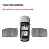 Ideal L6 Car Window Sunshade - Ice Crystal Design for Heat Insulation & Privacy