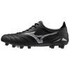 Comfortable Fashion FG (Rubber Long Stud) Non-Slip Soccer Shoes Men Soccer Shoes Black P1GA243003