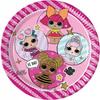 Talerzyki Papier Lol Surprise Metal, 23 Cm, 8 Szt.