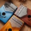 Kalimba EQ Kalimba Pickup Thumb Piano With Bag 17 Key
