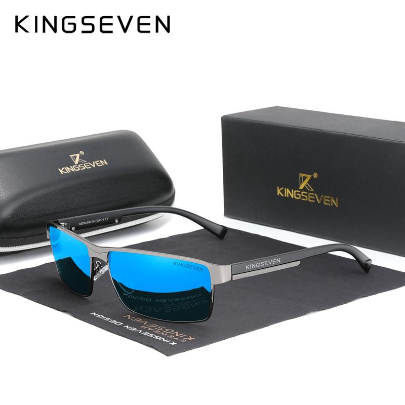 Kingseven NEW Polarized Sunglasses Men Women Driving Square Eyewear Men's Sun Glasses Male Goggle UV400 Sunglasses