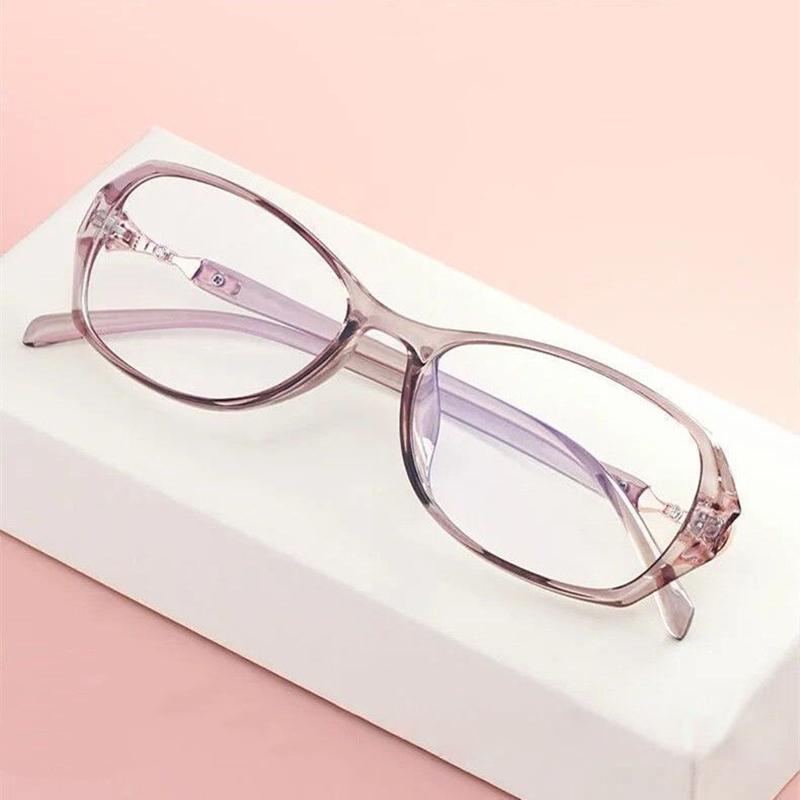 Женские очки для чтения с защитой от синего света, женские простые модные очки для дальнозоркости, очки-лупа для дальнозоркости + 1,0 ~ + 4,0