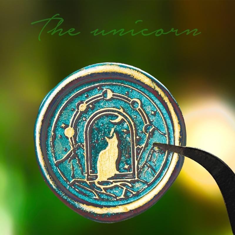 Antique Sealing Wax Scrapbooking Stamps Head for Party Invitations Gift Decor