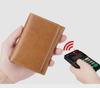 Держатель для карт из вощеной коровьей кожи с защитой от кражи RFID - многофункциональный ретро-дизайн