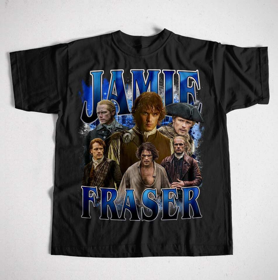 Unisex 90s style Jamie Fraser Vintage T-Shirt Jamie Fraser Shirt Gift For Women and Man Unisex T-Shirt