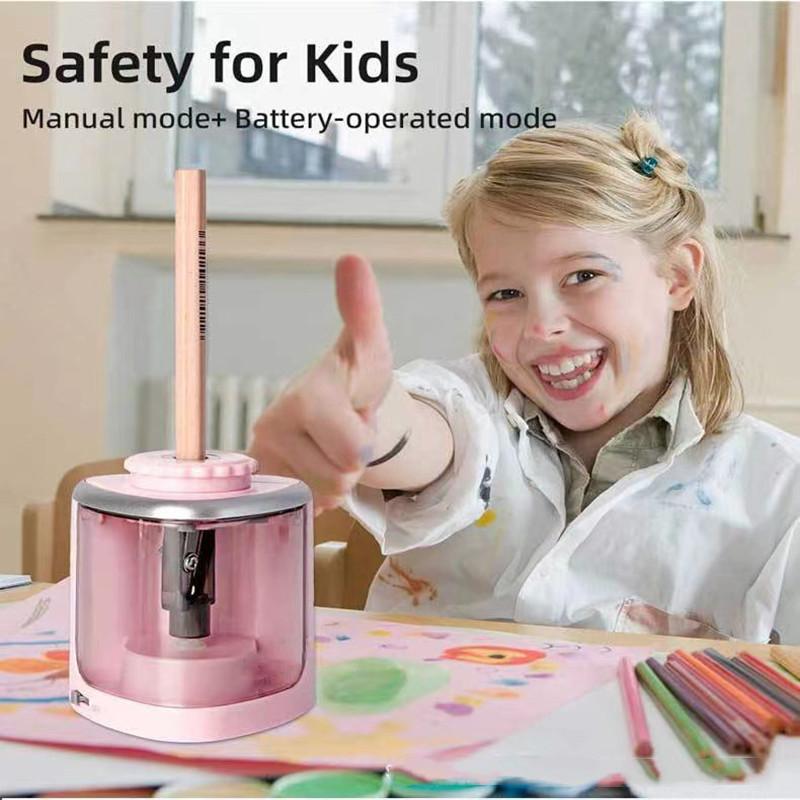 Электрическая точилка настольная автоматическая точилка для карандашей подходит для карандашей (6-8мм) для студентов школьные канцелярские товары