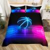 Basketball Duvet Cover Set Sports Theme Bedding Set For Boys Teens Men With Motivated No Failure Pattern Soft Comforter Cover