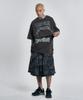 AJOBYAJO [Pba] Arch Logo Washed Layered T-Shirt [Charcoal]