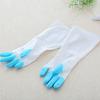 1 Pair Gloves Reusable Protective PVC Kitchen Cooking Cleaning Safety Gloves for Cleaning