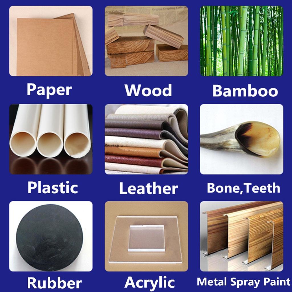 K4 3000mW Mini Laser Engraver Machine Painted Metal Wood Carving Cutting Off-line APP Supports Label Printer