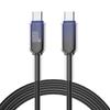 Кабель USB Type C — Type C PD 60 Вт, быстрая зарядка, дата-кабель для iPhone 16/15, Huawei, Samsung, Xiaomi, USB-C кабель для зарядки 1 м/2 м