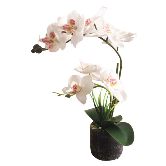 Искусственный цветок фаленопсиса, поддельное растение, бонсай, домашний офис, магазин, кафе, декор