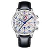 Fashion Calendar Business Men's Watch Men's Watch Six-Pin Belt Quartz Watch