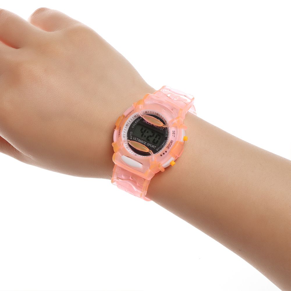 Cartoon Kids Child Children Digital Watches Electronic Meter Candy Wrist Watch LCD Wristwatch