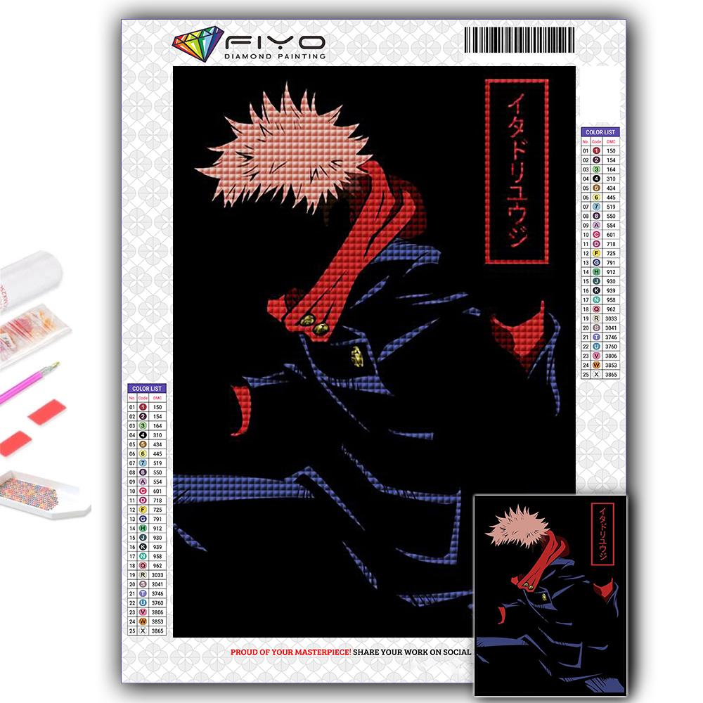 5D DIY Алмазная вышивка Дзюдзюцу Кайсен Алмазная картина Мозаика Украшение дома