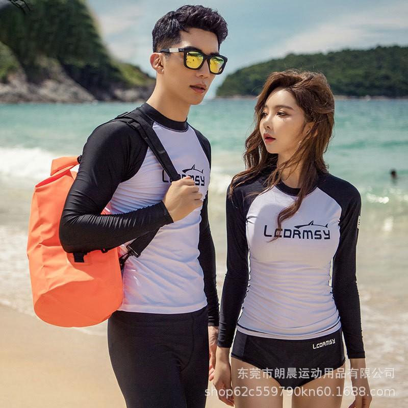 Унисекс Быстросохнущий Рашгард Комплект для Дайвинга Снорклинга Серфинга Защита от УФ Длинный Рукав Штаны