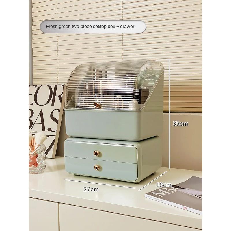 Cosmetics Box Dustproof Desktop Storage