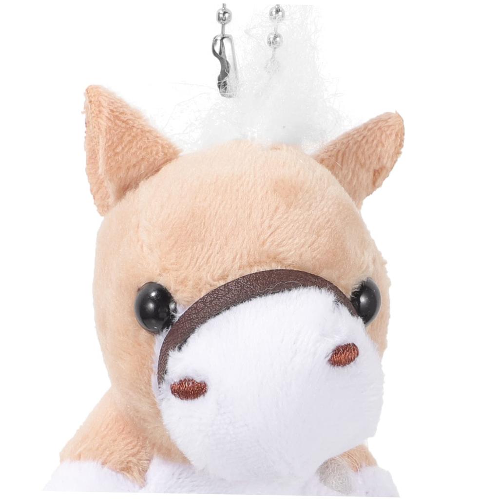 Iplusmile 12-Piece Toy Horse Birthday Decorations, Horse Party Favors, Plush Horse Stuffed Animals, Cute Keychains, Mini Animal Toys