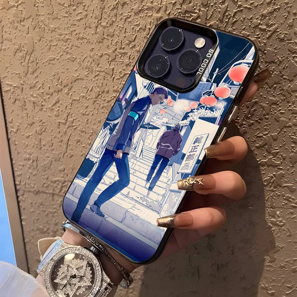 Игра C-Connor B-Стать человеком Для iPhone 17,16,15,14,13,12,11,Mini,Pro,E,SE4,XS,MAX Черный Ударопрочный Конфетный Матовый Чехол