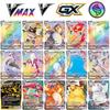 100Pcs Pokemon Cards Shining VSTAR GX EX VMAX MEGA TAG TEAM Energy Trainer Charizard Pikachu Collection Battle Card A30