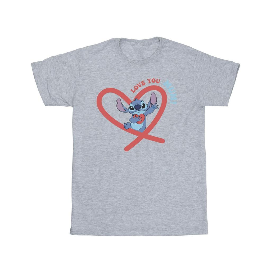 Disney Boys Lilo & Stitch Love You Mum T-Shirt