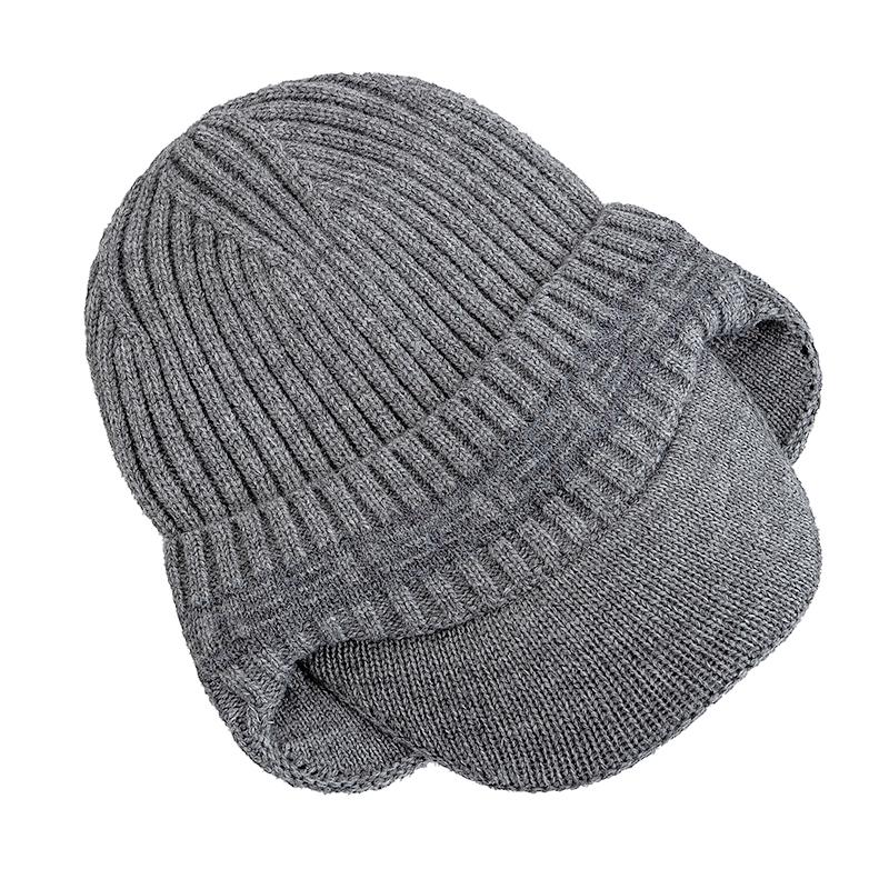 New Style Plush Fur Lined Winter Hat With Earflap Fashion Beanie Hats Men Outdoor Keep Warm Cap Winter Hat Father Warm Gift