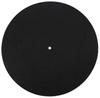 Коврик для проигрывателя виниловых пластинок 12 дюймов, коврик для диджея, для проигрывателя пластинок, изготовлен из войлока, диаметр 3 мм, толщина 3,5 см, черный, нескользящий, антистатический, антивибрационный (12