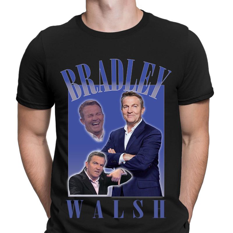Bradley Walsh Homage Funny Tv Presenter UK Legend Icon Retro Unisex T-Shirt Graphic Tee