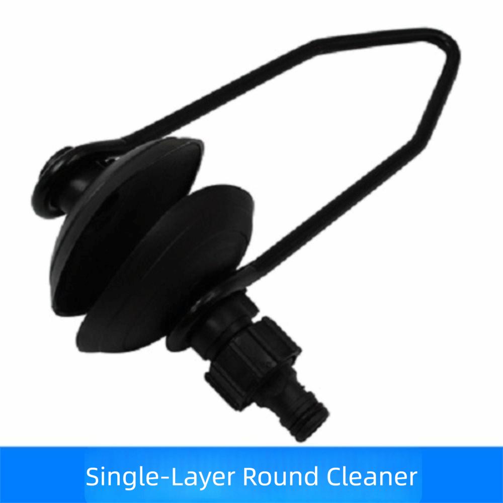 Round Ear Cups Engine Flusher Dual Water Feed Boat Ear Muff Dual Feed Flusher  Outboard Motors