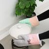 Kitchen Anti-Scalding Heat Resistant Cotton Oven Mitts Non-Slip Insulation Gloves