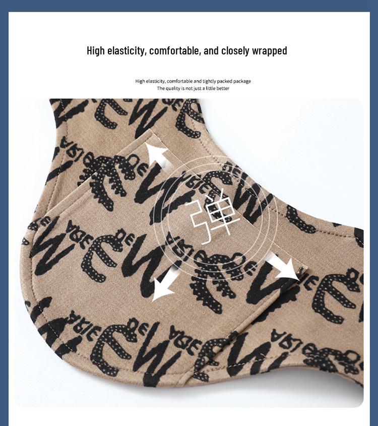 Унисекс Немецкий Бархатный Принтованный Шарф-Снуд с Карманом - Защита Шеи и Вырабатывающий Тепло