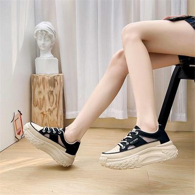 Размер 36 Женские кроссовки на высокой платформе без каблука Мэри Джейн Баскетбольные кроссовки Kawaii Спортивные кроссовки Life Unusual