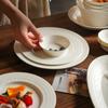 Jingdezhen White Ceramic Tableware  Dishes and Plates Hotel Western Restaurant Ceramic Plate