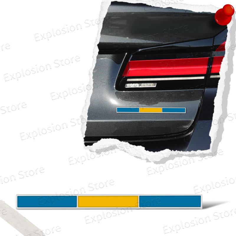1Pc 3D Metal Car Decor Swedish Flag Emblem Rear Tailgate Boot Badge Sticker Trunk Body Decal For XC40 XC60 V40 V60 V90 S40 C30