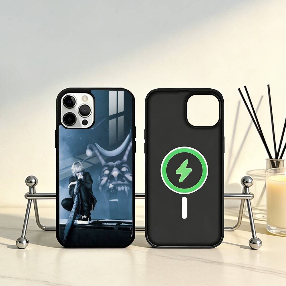 Чехол для телефона Singer K-Kai Angel Damage для iPhone 17, 16, 15, 14, 13, 12, 11 Plus, Pro Max Магнитный для Magsafe Беспроводная зарядка