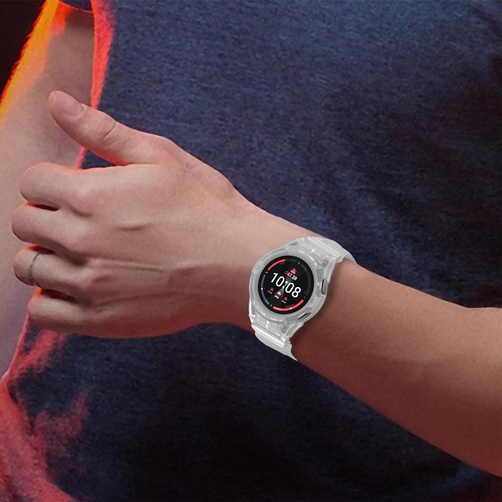 TPU рамка чехол защитный ремешок для часов ремешок для Samsung Galaxy Watch 7/6/5/4/FE 40 мм 44 мм ремешок бампер чехол