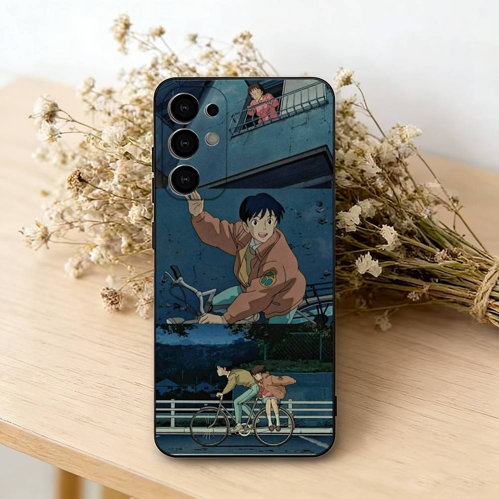 Shizuku Seiji Шепот сердца Чехол для телефона Для Samsung S25,S24,S21,S22,S23,S30,Ultra,S20,Plus,Fe,Lite,Note,10,Черный Чехол