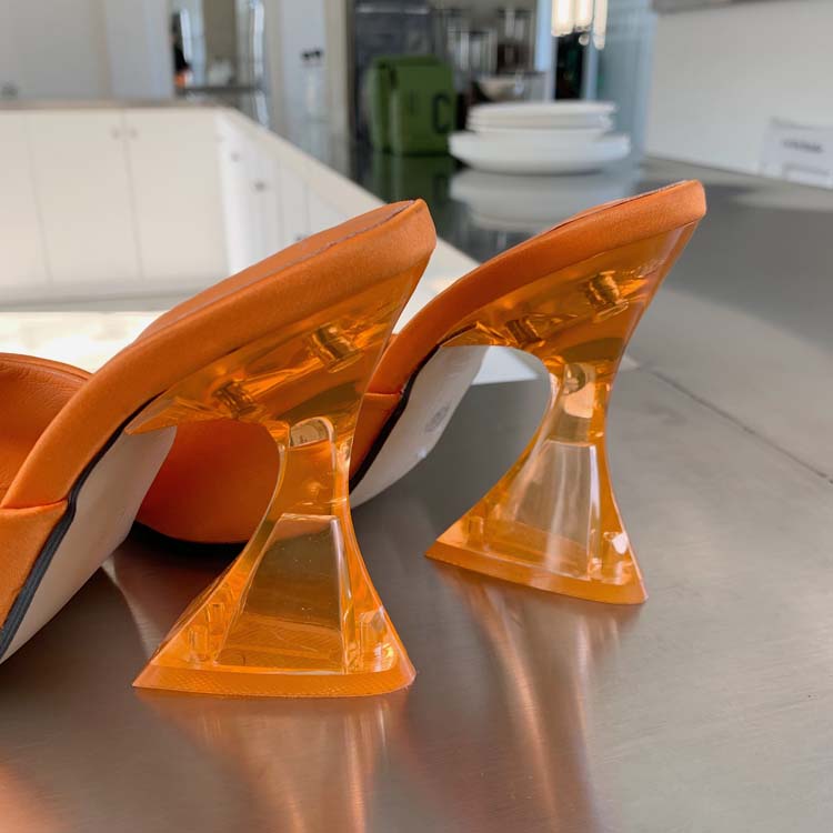 Eilyken Новые летние модные женские туфли в лаконичном стиле, тапочки на каблуке с копытами и квадратным носком, сандалии на мелком каблуке, женская повседневная обувь