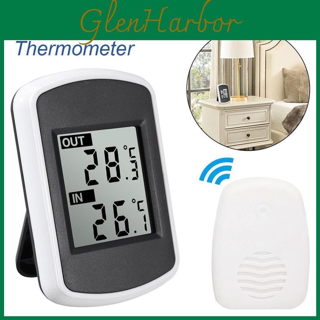 Smart Big Weather Station Wireless Lcd Digital Inoutdoor Thermometer Hygrometer Remote Sensor Alarm Time Clock Weather Forecast