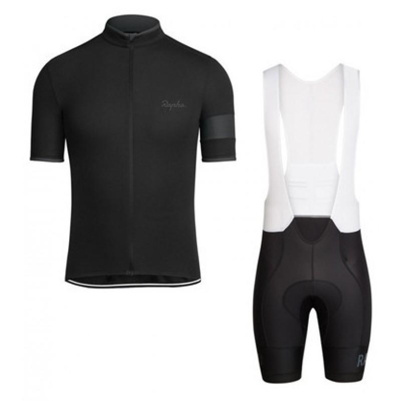 Unisex Cycling Jersey Bib Shorts Set Quick-Dry Road Bike Apparel Men Women