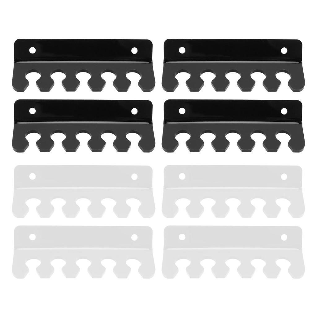 4 шт. держатель кабеля клипса 5 слотов акриловый телефон планшет зарядный шнур органайзер для стола настенный